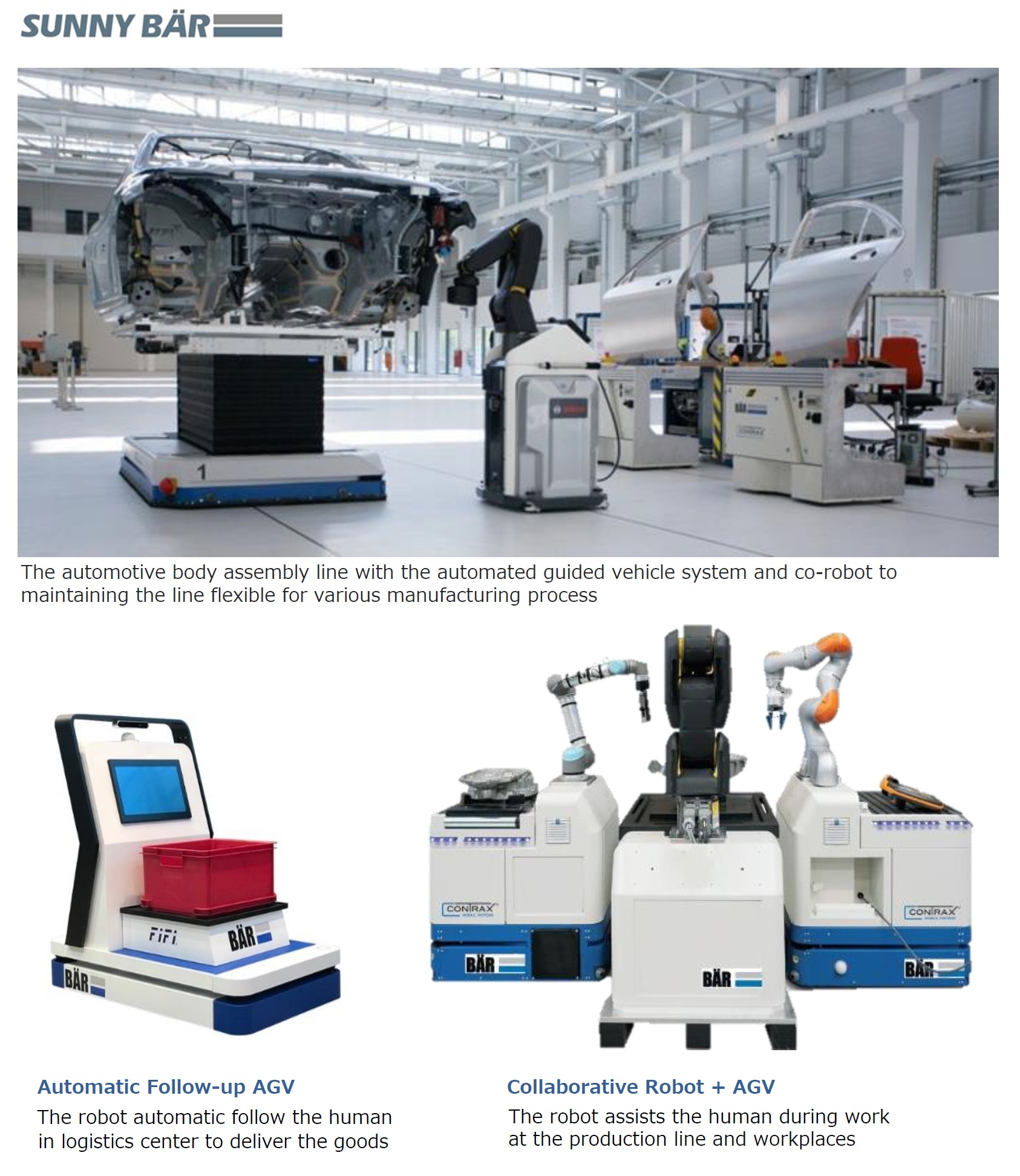 Automated guided vehicle AGV